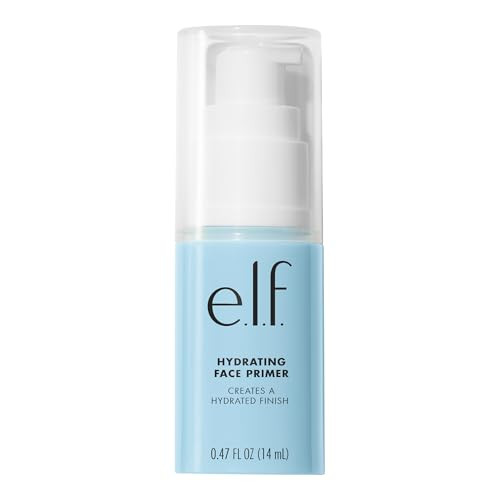 e.l.f. Hydrating Face Primer, Makeup Primer For Flawless, Smooth Skin & Long-Lasting Makeup, Fills In Pores & Fine Lines, Vegan & Cruelty-free, Small | Amazon (US)