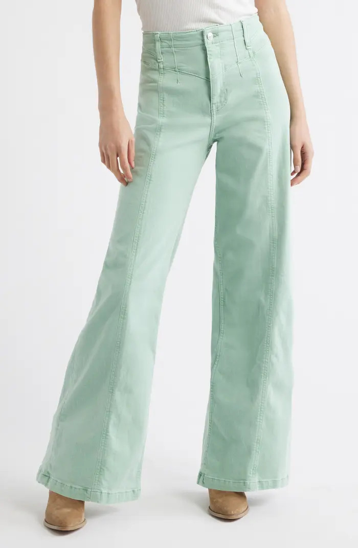 Libre Front Yoke Wide Leg Jeans | Nordstrom