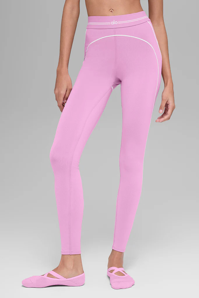 Airbrush High-Waist 7/8 Heart Throb Legging | Alo Yoga (US)