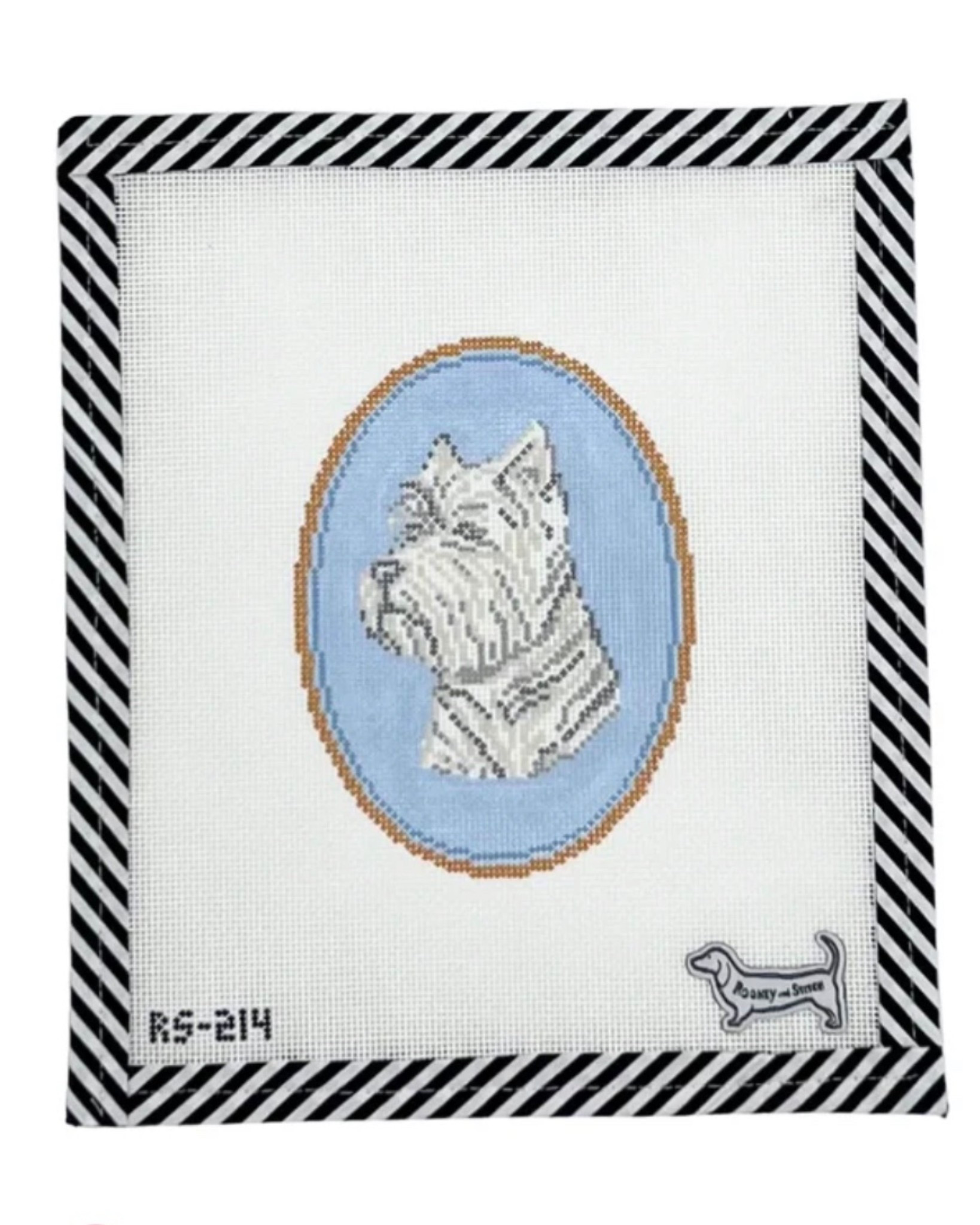 How adorable is the blue and white Westie cameo needlepoint canvas!!! Love this as a gift idea for the Westie mom (and dad!) 

#LTKStyleTip #LTKPets #LTKHome