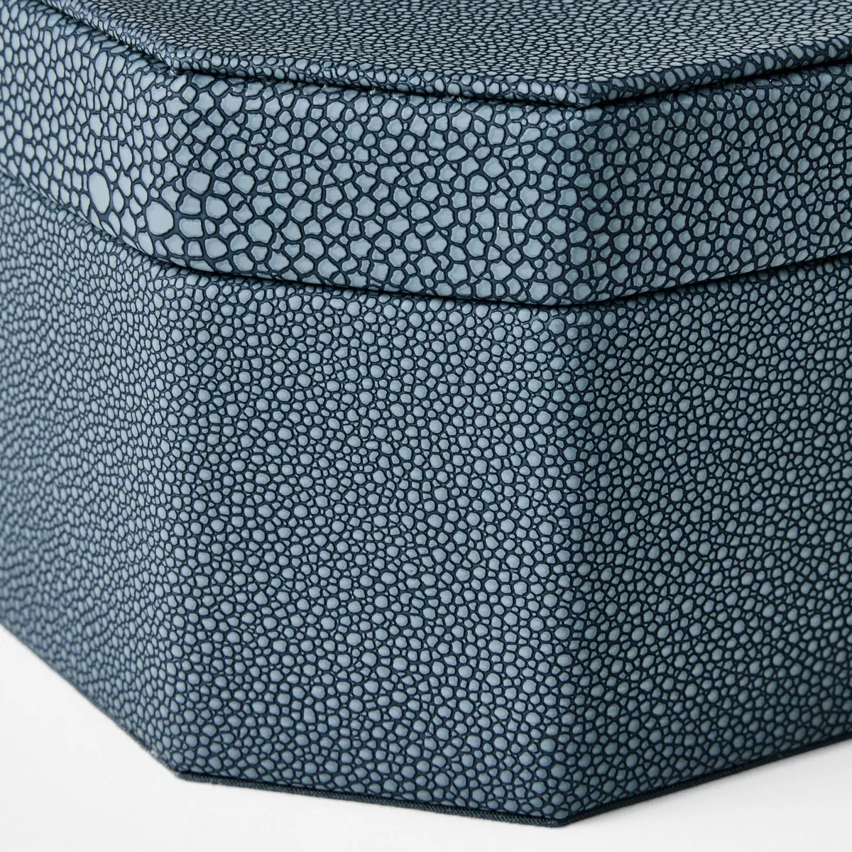 Faux Shagreen Box Blue - Threshold™ designed with Studio McGee | Target