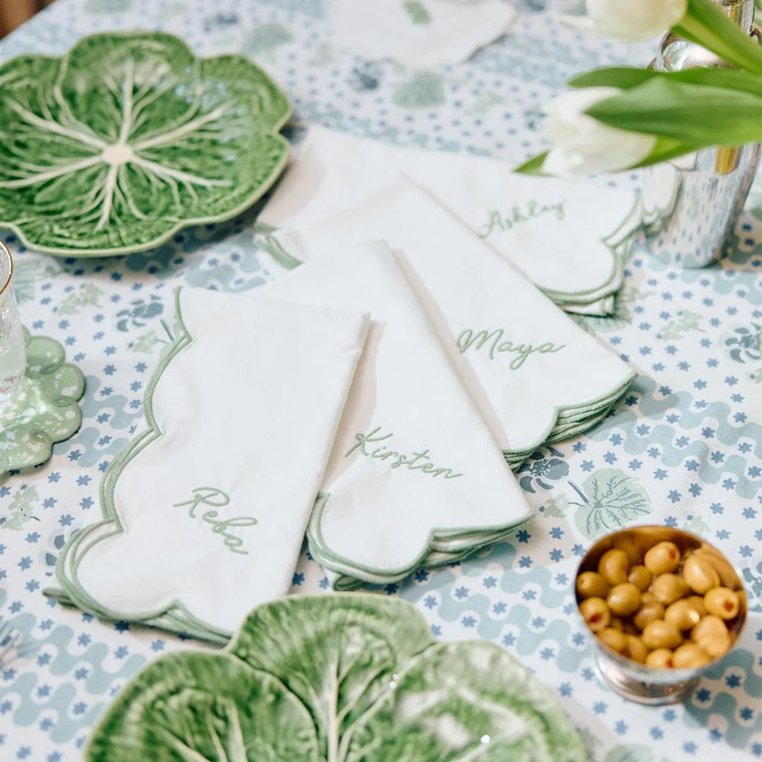 Scallop Dinner Napkin | Weezie Towels
