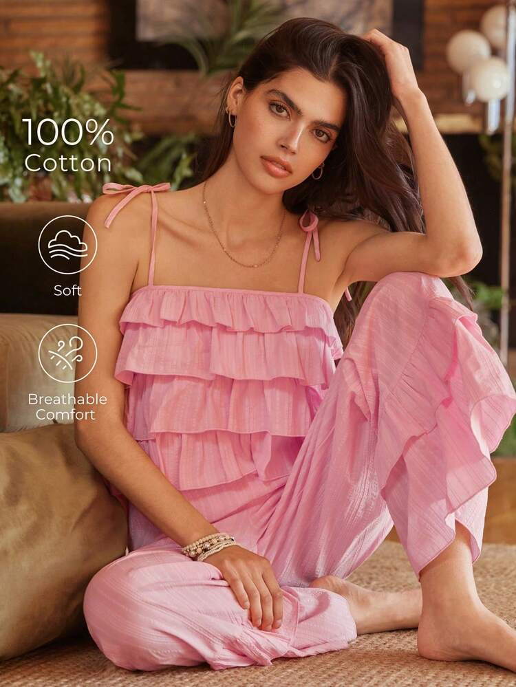 Two pieces set pink  | SHEIN