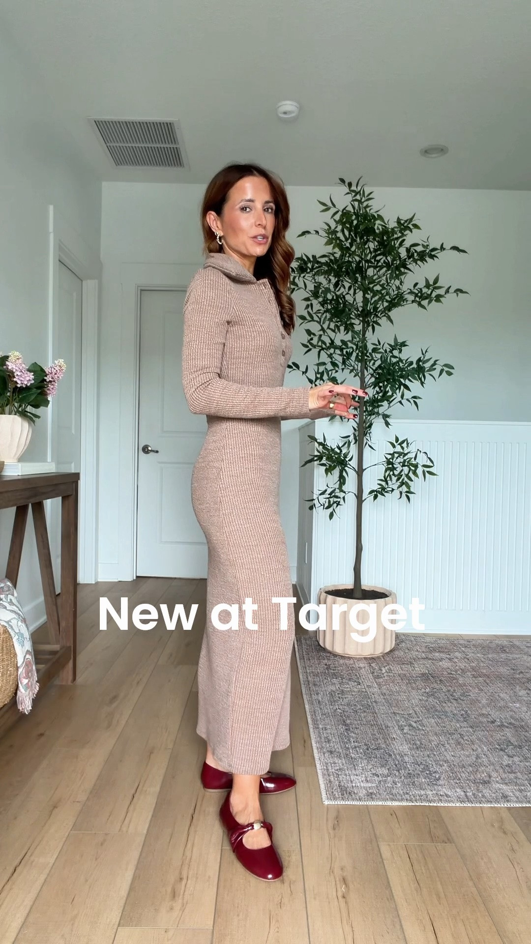 I bought all of the new Target for arrival so you don’t have to! Fall outfits. Fall style. Elevated casual outfits. Mom outfits. Fall dresses.  Wearing XS in knit sweater dress. Ballet flats are TTS. 

#LTKootd #LTKSeasonal #LTKPetite