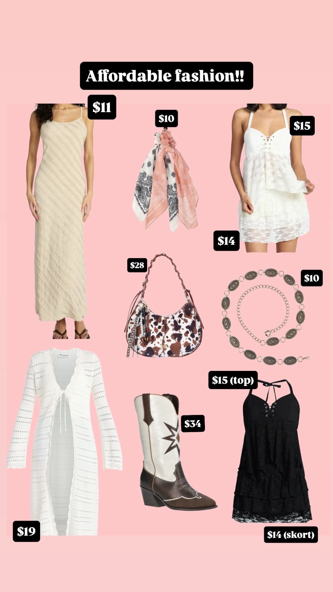 Affordable festival fashion! All items under $34 😍

#LTKSeasonal #LTKootd #LTKFestival