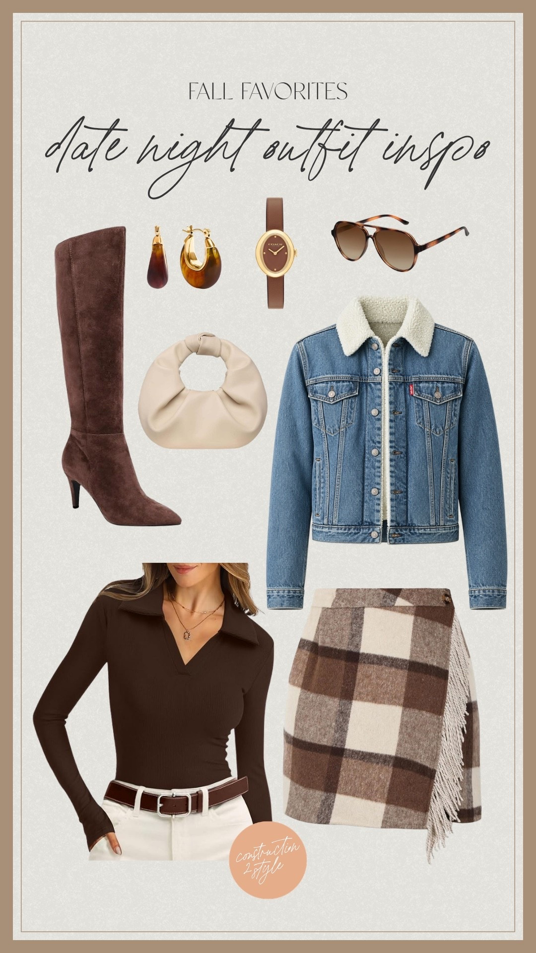 Outfit I’ll be wear for our next date night! Love that you can mix and match these pieces for casual every day wear too!! These boots and plaid fringe skirt are a must for Fall 🍂

#LTKootd #LTKSeasonal #LTKgrwm
