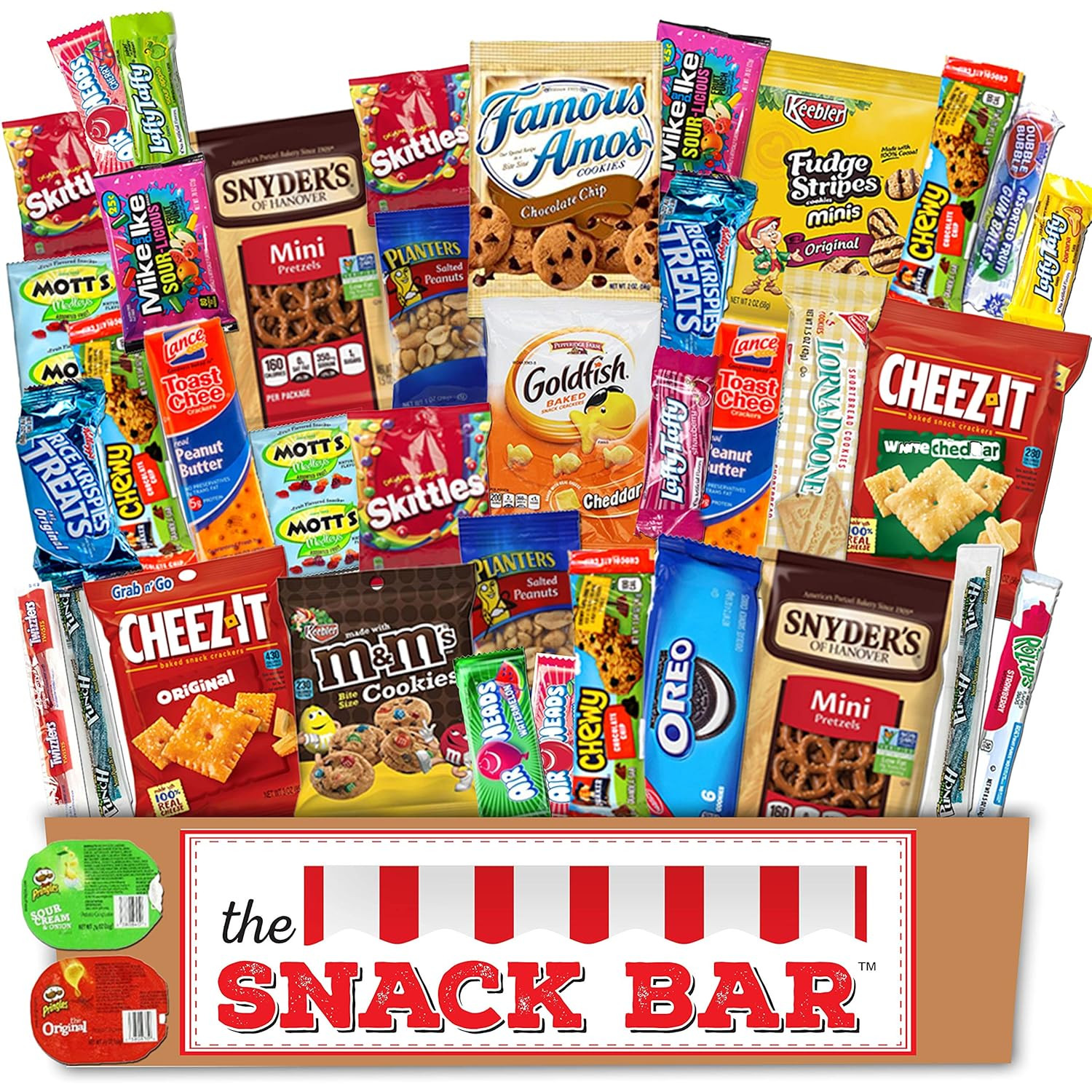 The Snack Bar - Snack Care Package (40 count) - Variety Assortment with American Candy, Fruit Sna... | Amazon (US)