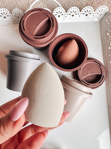 Makeup sponge set and the cutest coffee cup containers for them!
Beauty blender
Perfect for travel!


#LTKunder50 #LTKbeauty #LTKGiftGuide