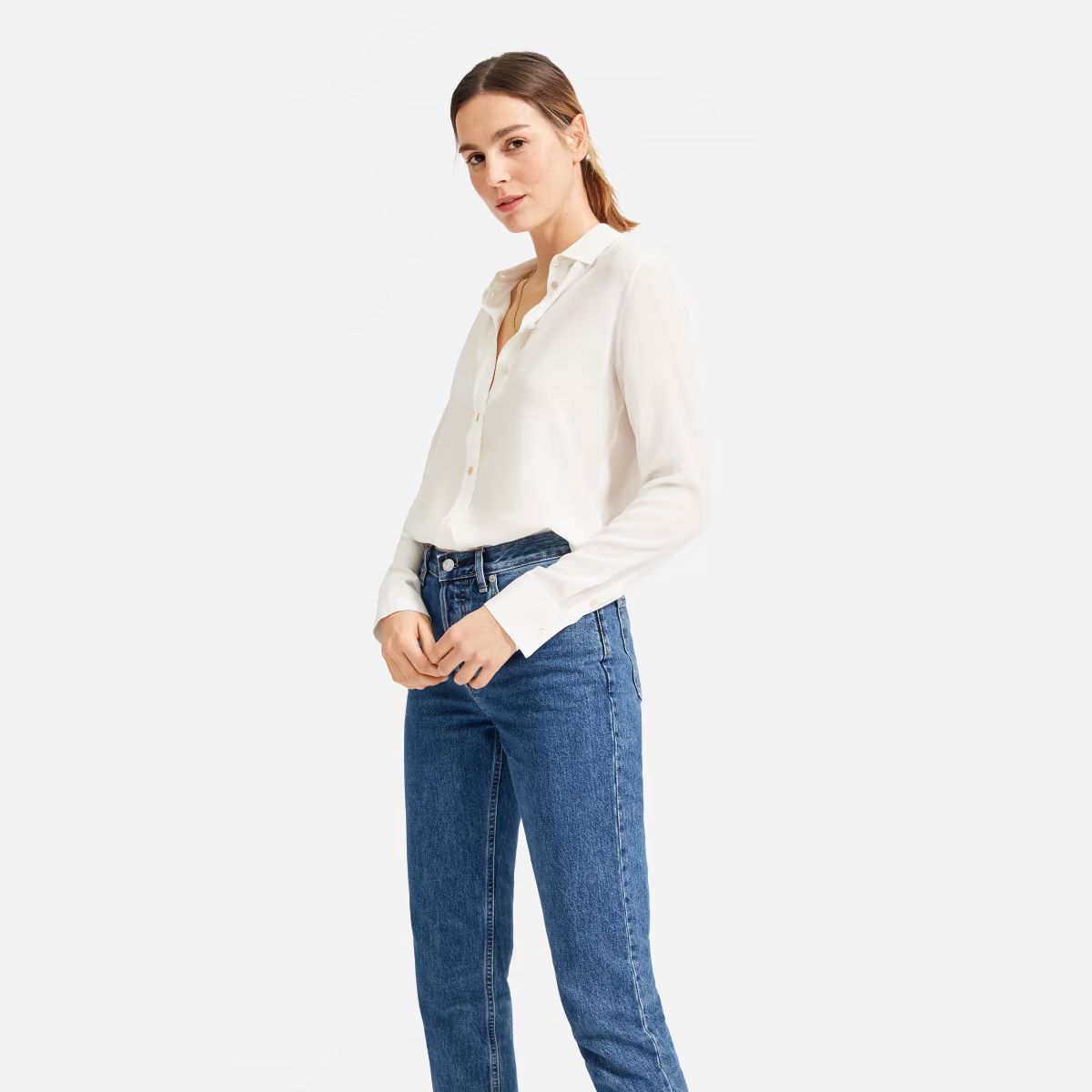 The Clean Silk Relaxed Shirt | Everlane