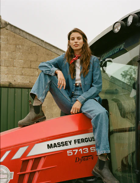 Neckerchief: Cotton, Red Paisley | With Nothing Underneath