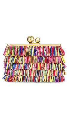 olga berg Carlita Carnivale Clutch in Multi from Revolve.com | Revolve Clothing (Global)