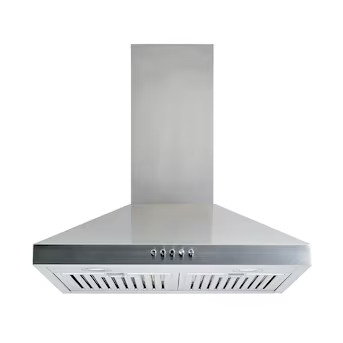 Winflo 30-in 300-CFM Stainless Steel Wall-Mounted Range Hood | Lowe's