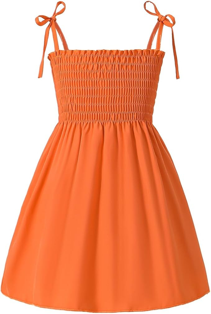 LYSMuch 1-7T Toddler Baby Girl Sleeveless Boho Dress Spaghetti Strap Outfit Casual Clothes | Amazon (US)