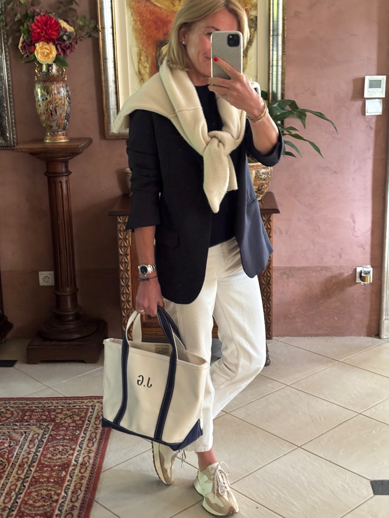 Navy & white - spring time classics
.
#mymidlifefashion #timelessstyle #outfitideas 

#LTKover50style #LTKspring