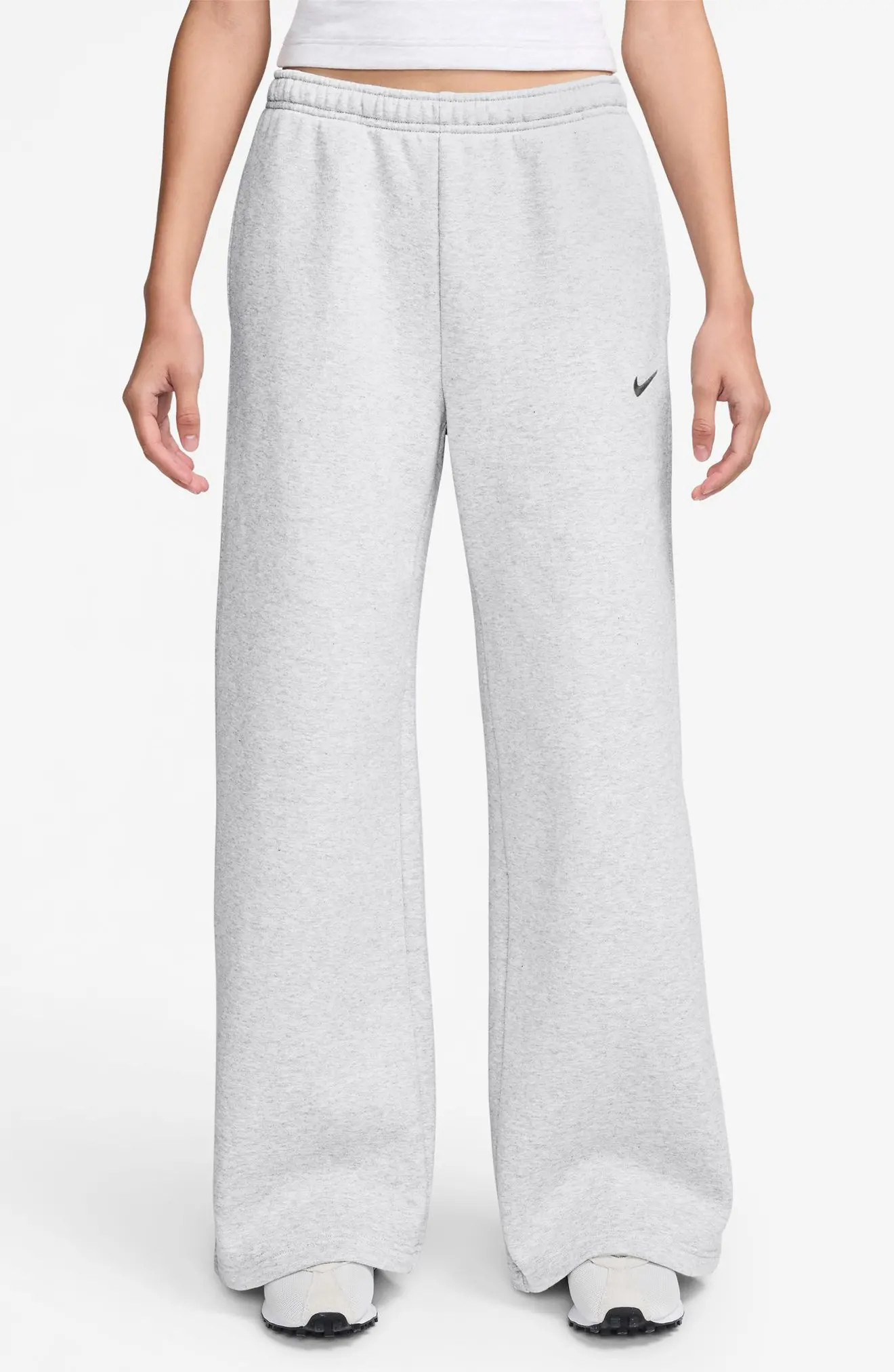 Studio Fleece Wide Leg Sweatpants (Women) | Nordstrom | Nordstrom