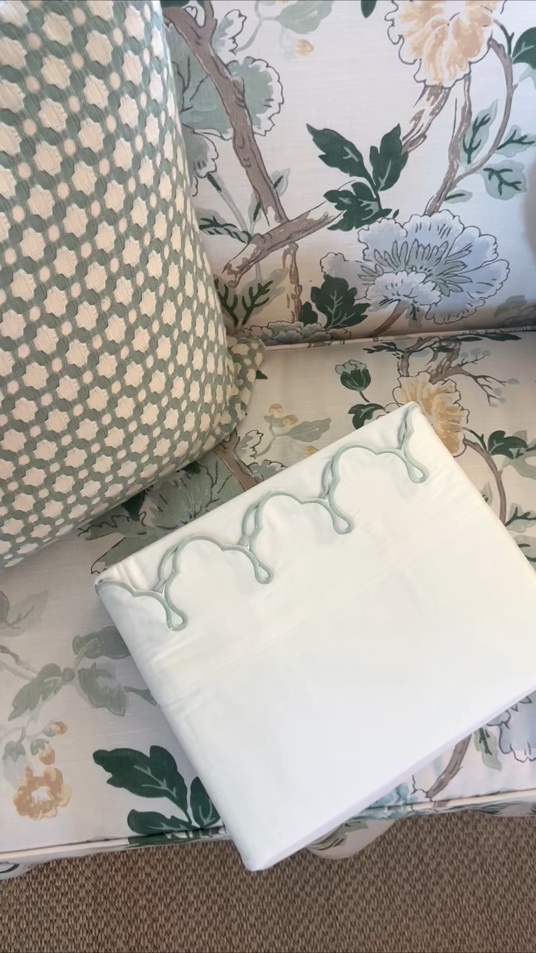 These scalloped sheets are my all time favorite from @Wayfair ! They come in lots of pretty colors!!! We have the blue and green! #ad #WayfairPartner #Wayfair 

#LTKHome