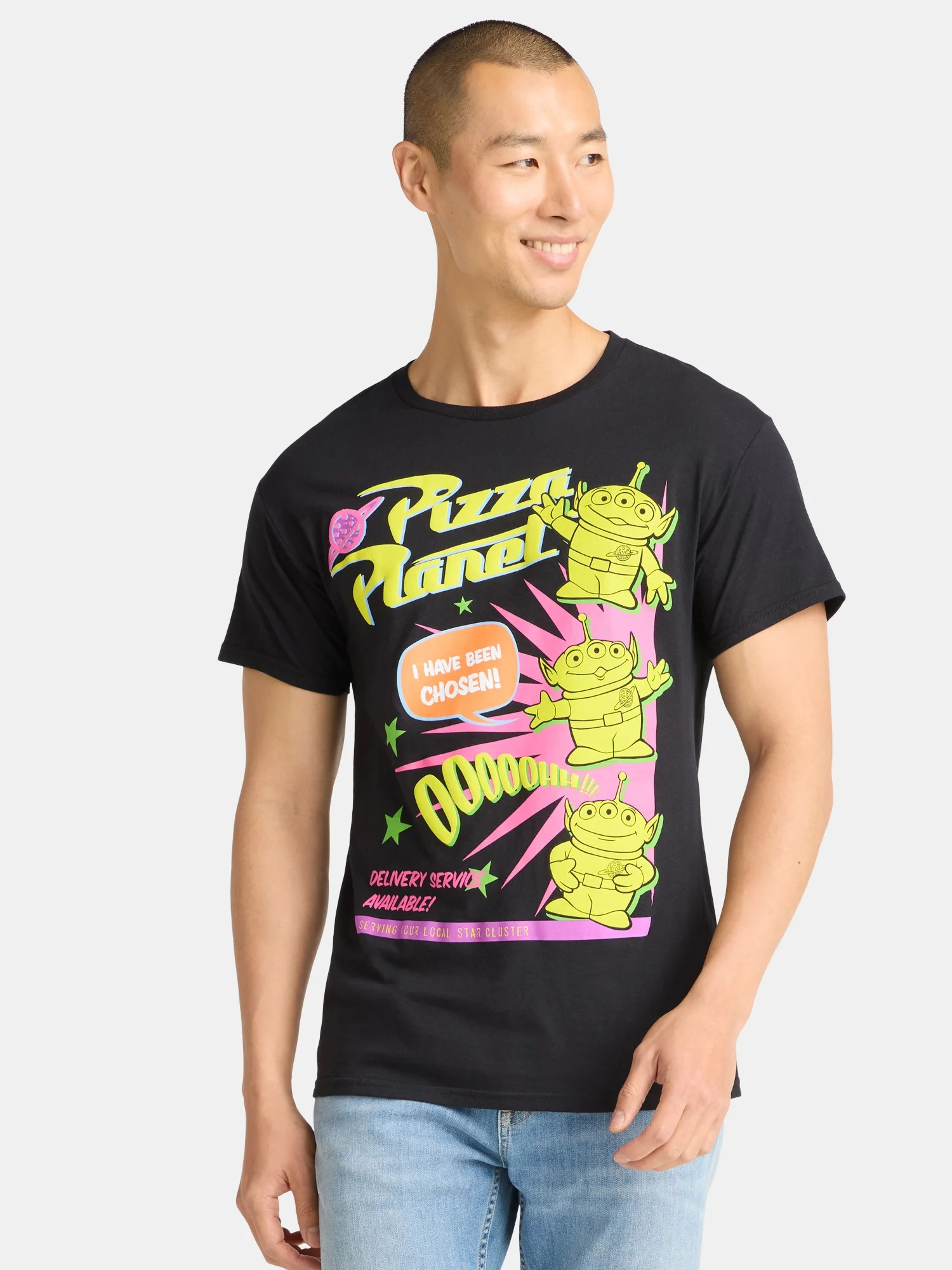 Pizza Planet Men's and Big Men's Graphic Tee, Sizes S-3XL | Walmart (US)