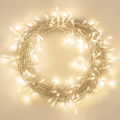 koopower 36ft 100 LED Battery Operated String Lights with Timer on 11M Outdoor Clear String Light... | Amazon (US)
