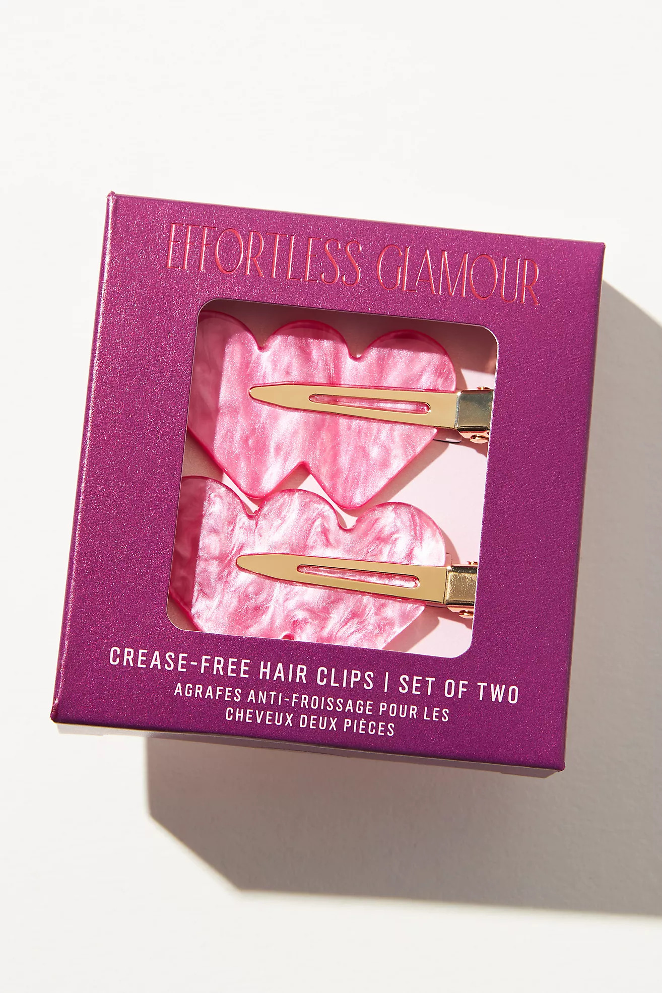 Effortless Glamour Crease-Free Hair Clips, Set of 2 | Anthropologie (US)