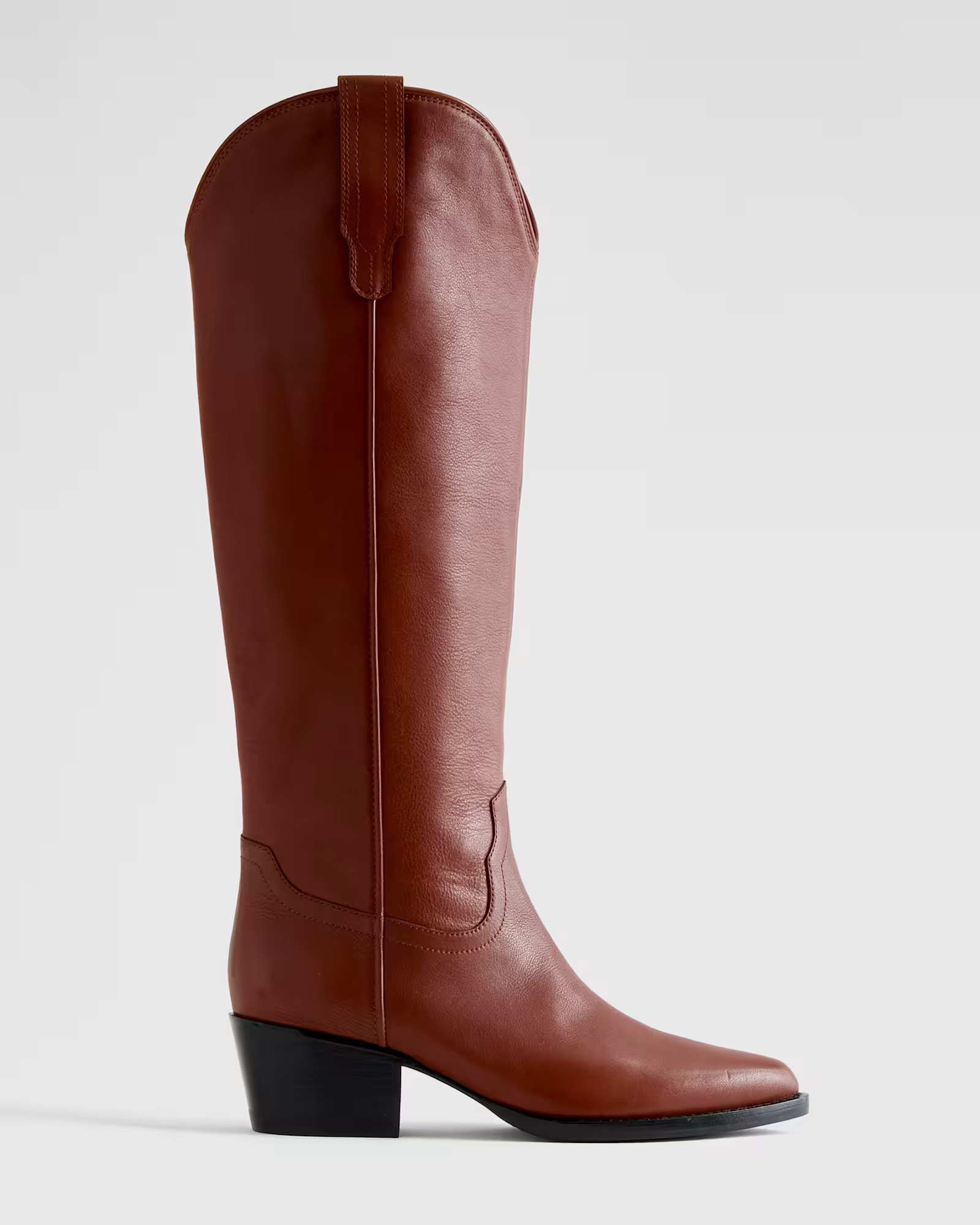 Italian Leather Tall Western Boots | Quince