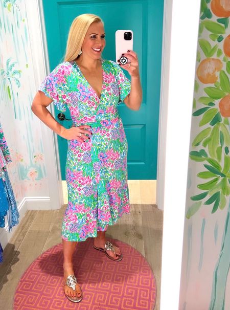 This Lilly Pulitzer outfit is perfect for a warm weather destination. The material is stretchy. Very nice. Wearing a medium. Fits true to size.



#LTKswim #LTKtravel #LTKstyletip