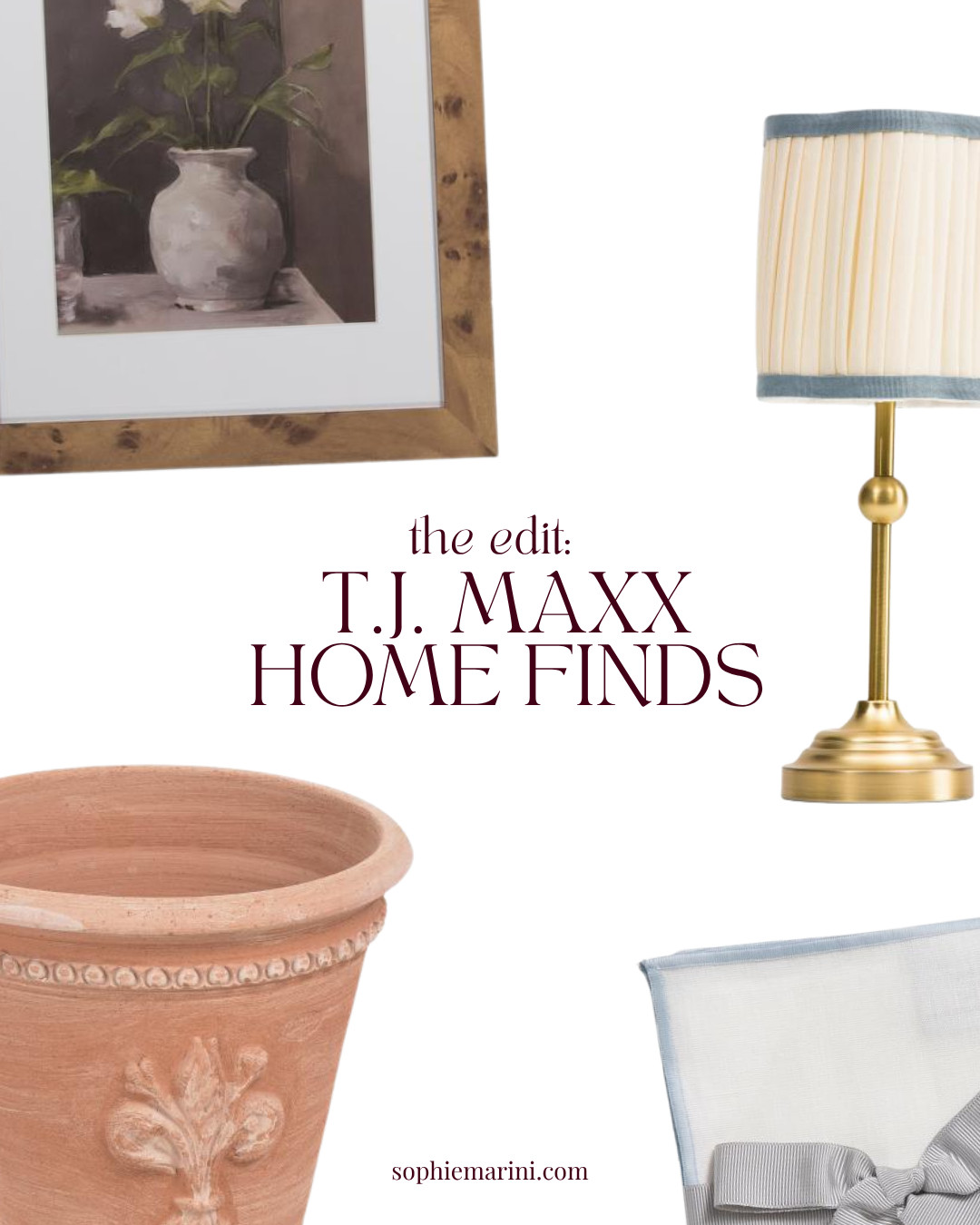 T.J. Maxx home finds that make fall decorating way too easy 🍂🛒everything linked. Comment SHOP and I'll DM the details 💌

Fluted lamps, scalloped chairs, terracotta planters, and jack-o'-lanterns that look way more expensive than they are. I love hunting for pieces that feel curated, not cookie-cutter — the sage green skirted chair and chinoiserie stool are the ones I keep going back for.

[TJ Maxx home decor, fall home finds, affordable home decor, sage green skirted chair, fall decorating]
#tjmaxxfinds #fallhomedecor #homedecorfinds 

 #LTKSeasonal #LTKHome