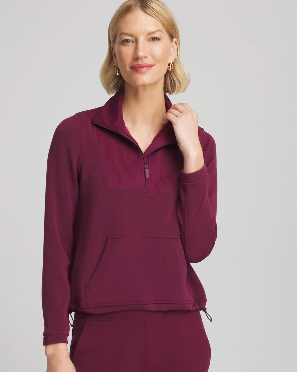 Zenergy® Scuba Ribbed Sweatshirt | Chico's