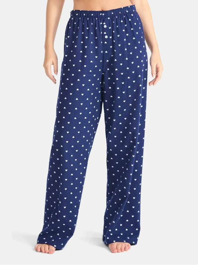 No Boundaries Sleepwear Cotton Boxer Pants, 31'' Inseam, Women’s | Walmart (US)