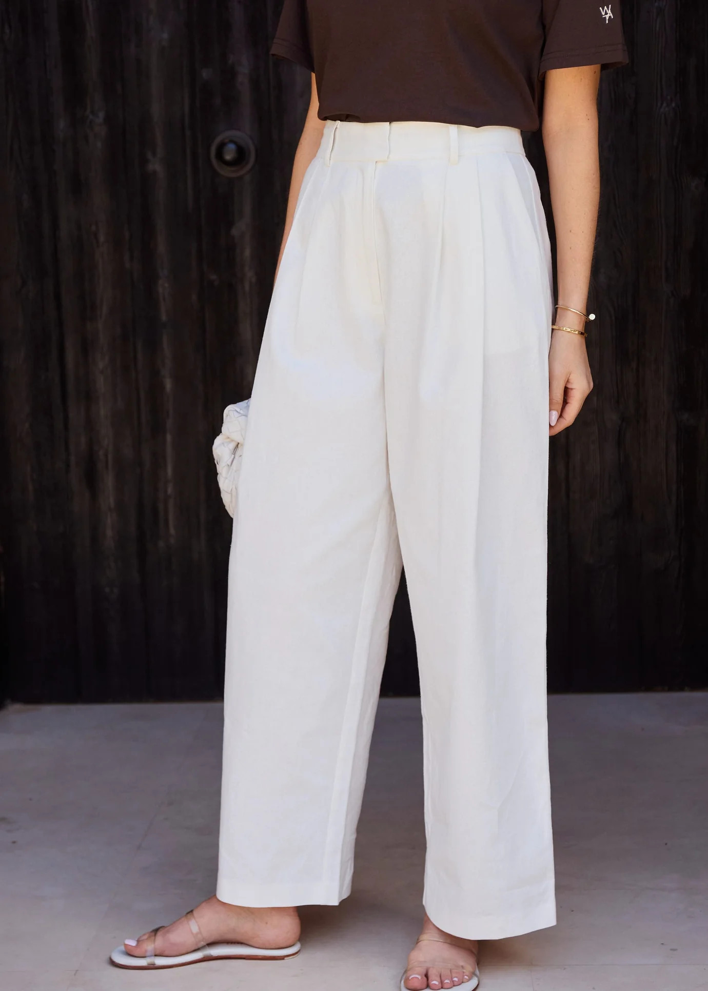 TAPERED TROUSERS - WHITE | WAT The Brand