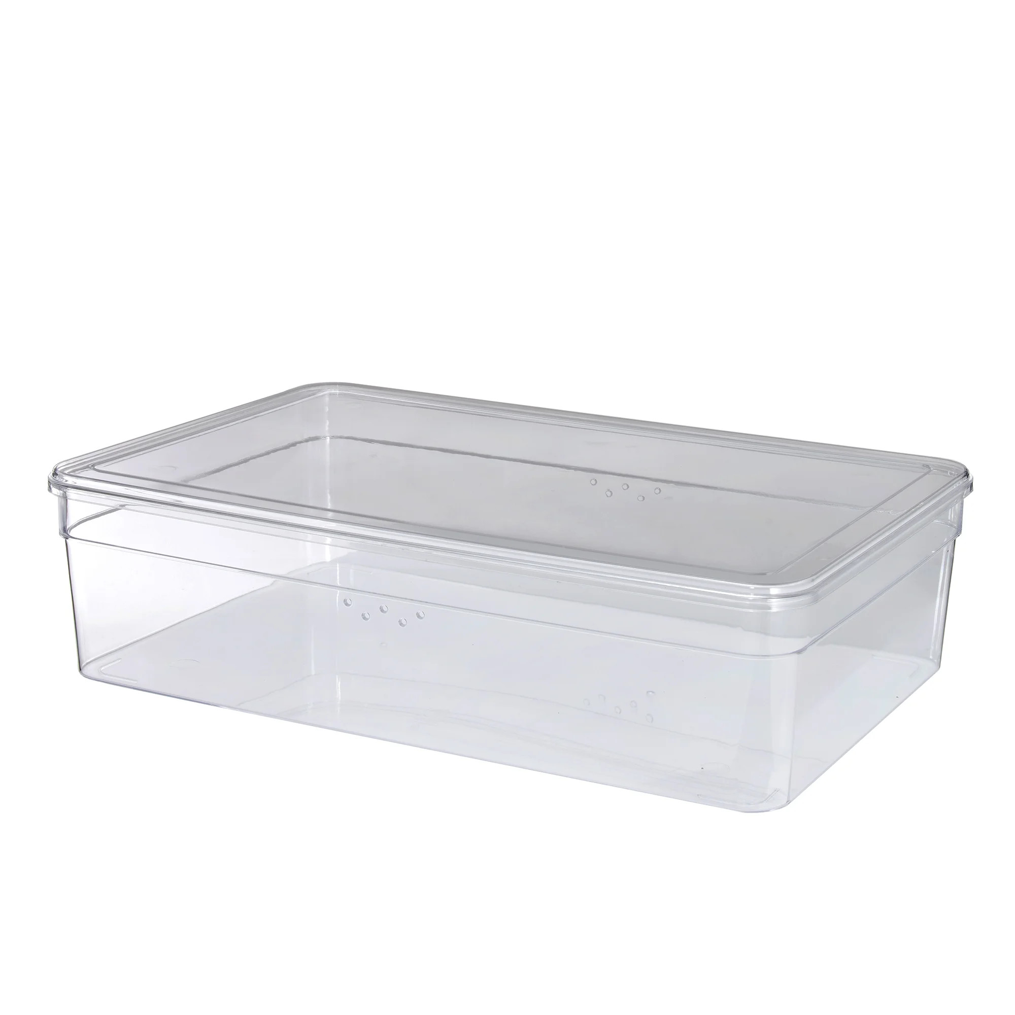 Mainstays Clear Glossy Plastic Clear Boot Box with Lid , Adult Size, One Pair Size, One Tier Size... | Walmart (US)