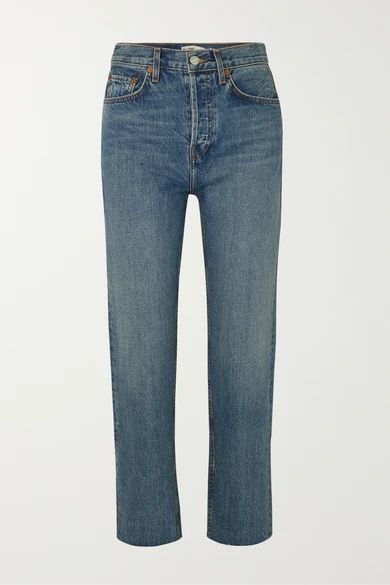 Originals Stove Pipe hoch sitzende Jeans mit geradem Bein | NET-A-PORTER (UK & EU)