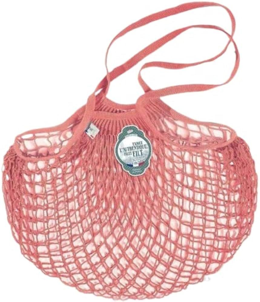 French Net Market Medium Bag Set of 2 | Light Pink | Amazon (US)
