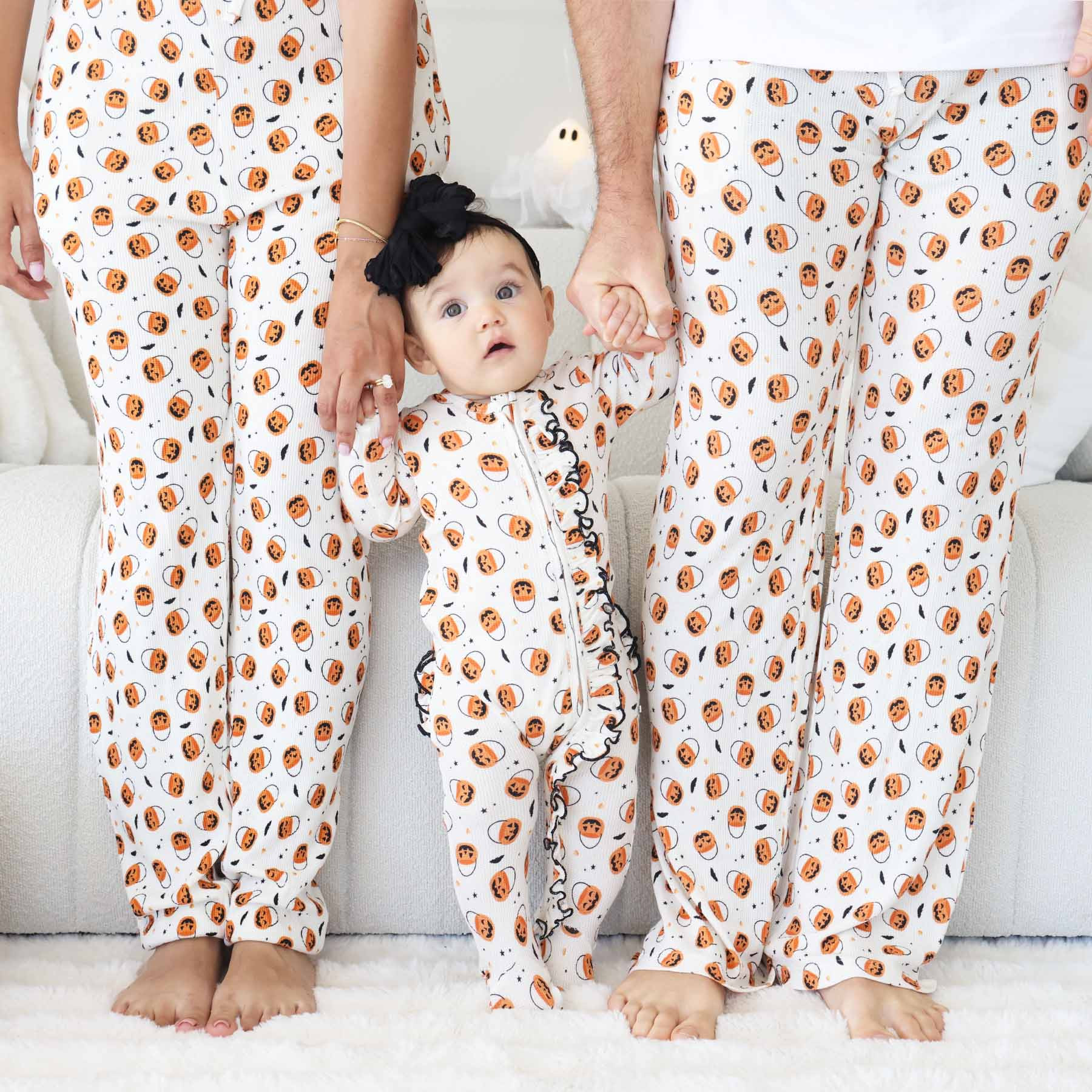 Trick or Treat Bamboo Waffle Unisex Adult Pajama Pants | Caden Lane