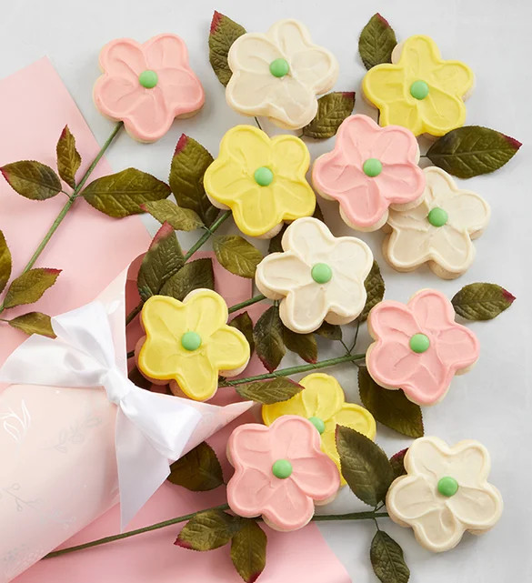 Buttercream Frosted Long Stemmed Cookie Flowers® | Harry & David