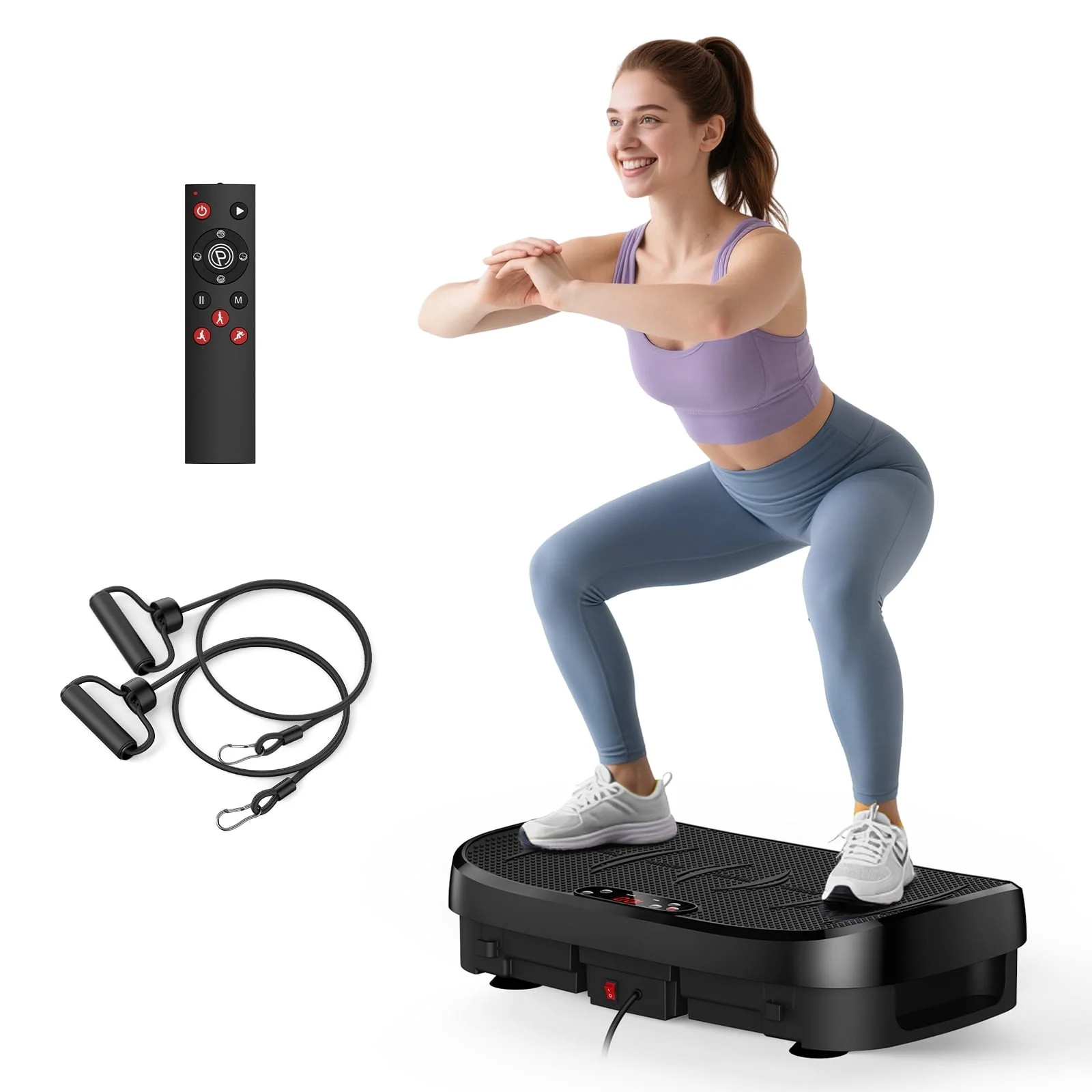 FiveStar Vibration Plate Exercise Machine Magnetic Acupoints LCD Display 1-Count | Walmart (US)