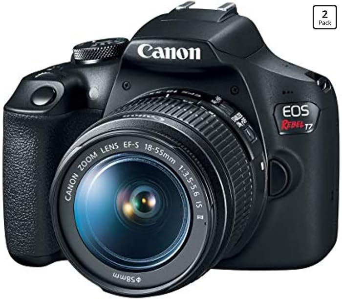 Canon EOS Rebel T7 DSLR Camera EF-S 18-55mm f/3.5-5.6 is II Lens Kit, 24.1 Megapixel CMOS (APS-C)... | Amazon (US)