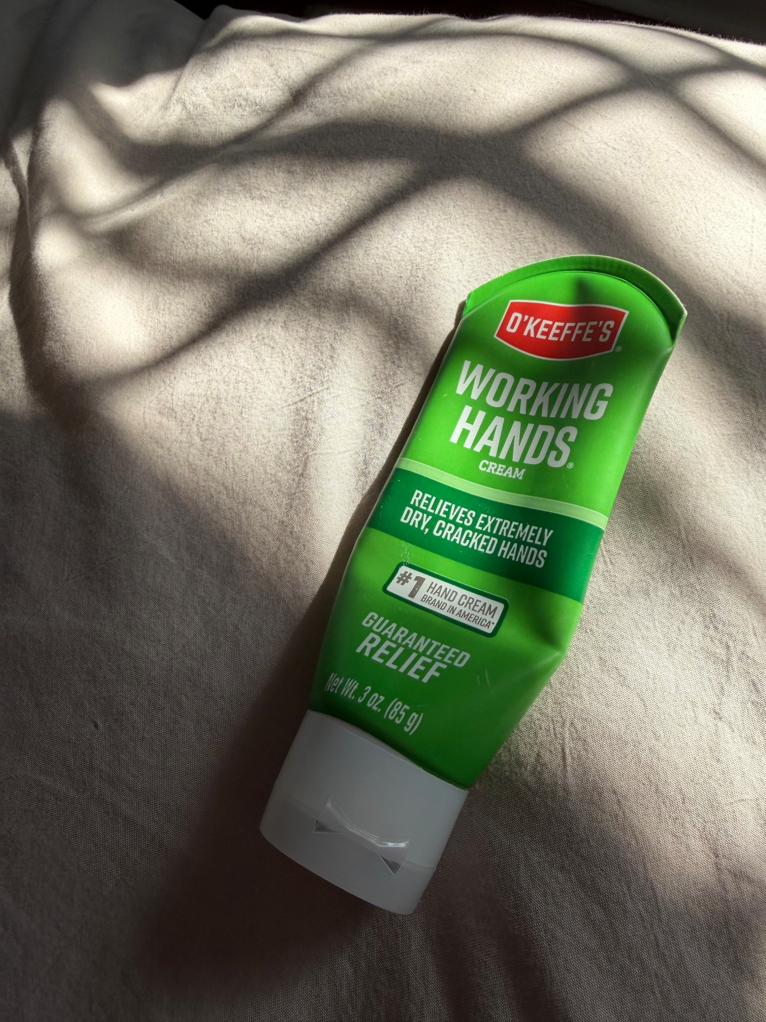 The only thing saving my dry cracked hand right now 😭 this weather is killing me!