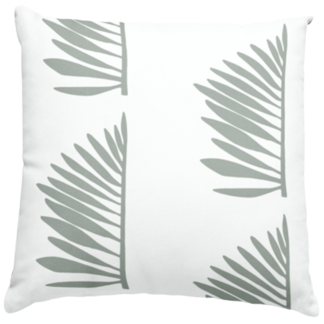Palmetto Pillow in Leaf | Megan Molten