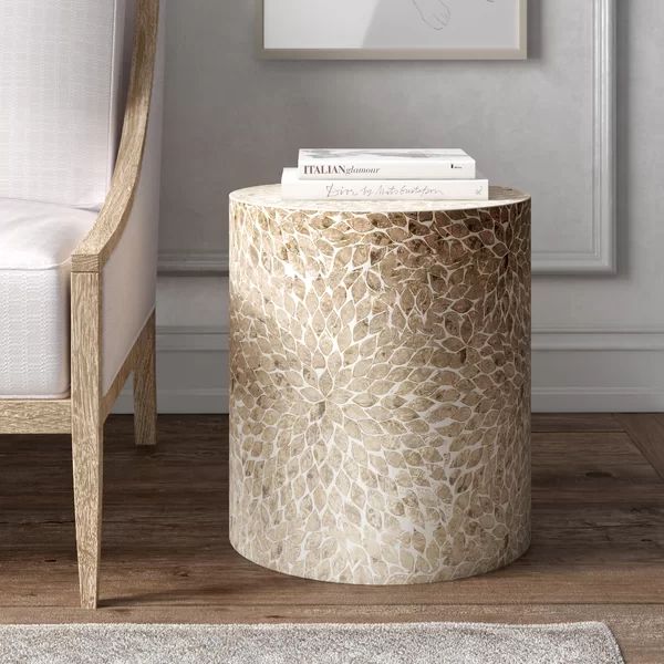 18'' Tall Drum End Table | Wayfair North America