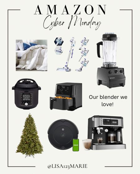 Amazon Cyber Monday deals! Gift guide. Pre-lit Christmas tree on sale. Coffee maker. Cordless vacuum. Our Vitamix blender. 

#LTKhome #LTKHoliday #LTKGiftGuide