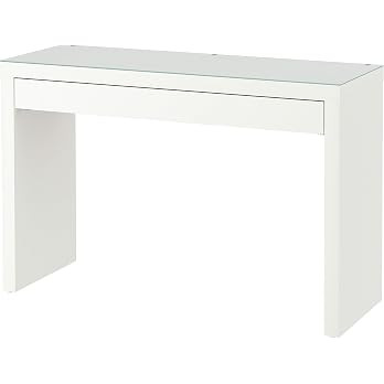 IKEA MALM dressing table white with glass top 120 x 41 x 78 cm | Amazon (UK)