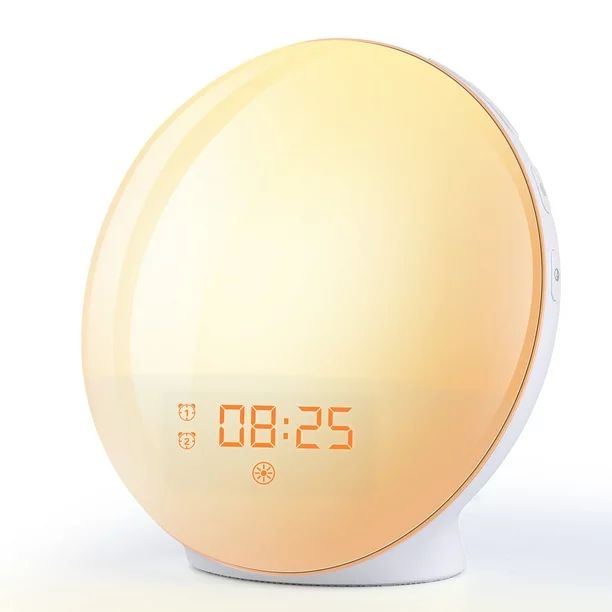 Smart Alarm Clock Wake Up Light - Sunrise Alarm Clock Supports APP Control with FM Radio, Sunrise... | Walmart (US)