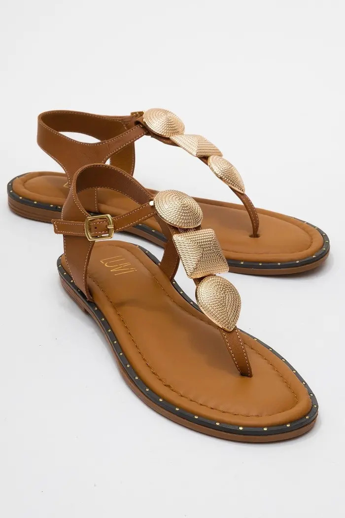 Forever & Always Shoes Giulia Leather Flat Sandal (Women) | Nordstrom | Nordstrom