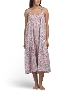 Cotton Fleurs De Rose Chloe Nightgown | TJ Maxx