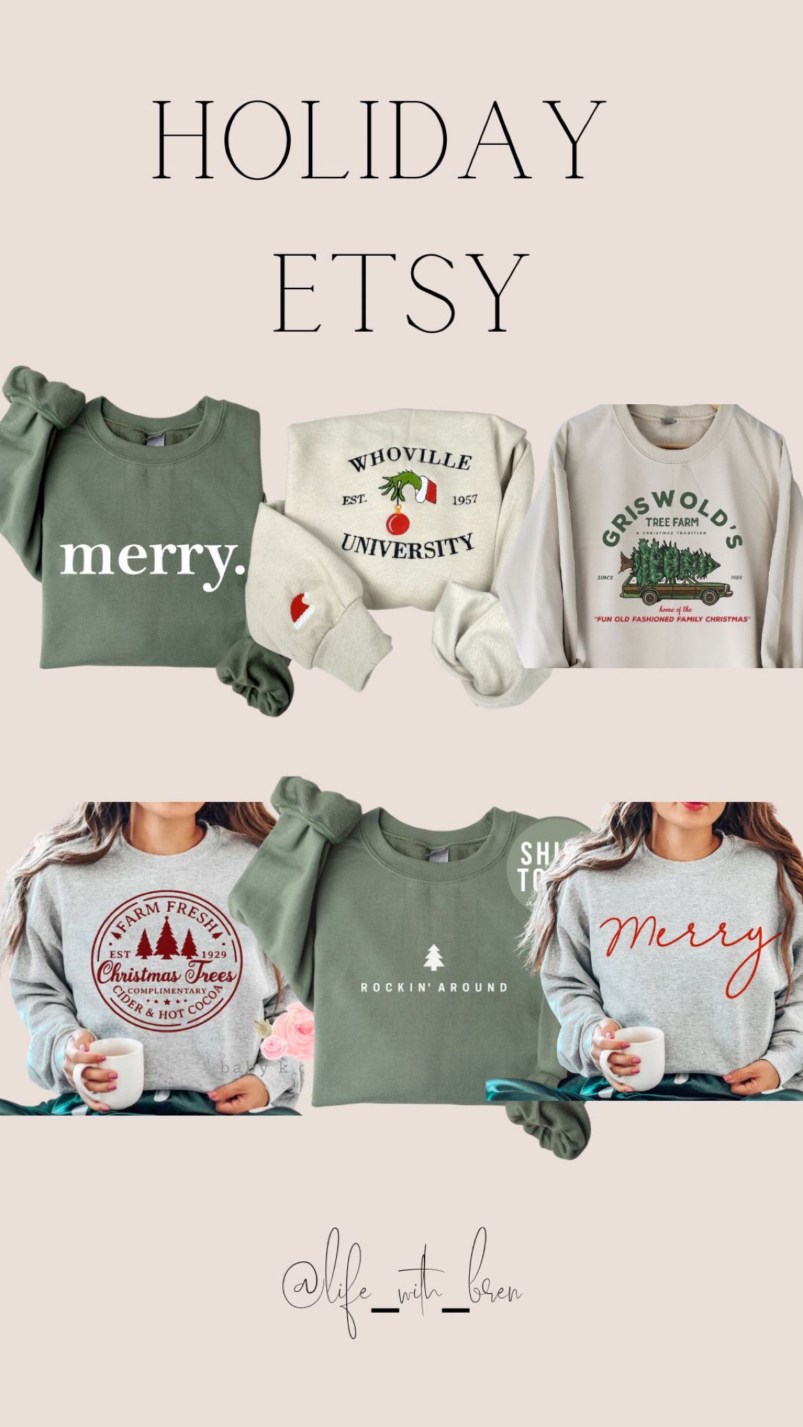 Etsy holiday sweatshirts

#LTKSeasonal #LTKCyberweek #LTKHoliday