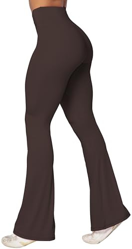 Sunzel Flare Leggings, Crossover Yoga Pants with Tummy Control, High-Waisted and Wide Leg | Amazon (US)