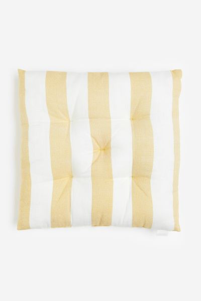 Striped Cotton Seat Cushion | H&M (US + CA)