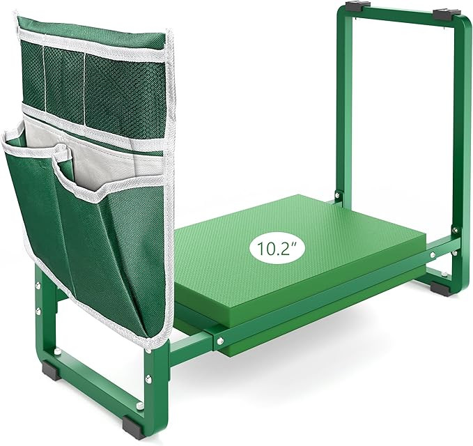 Garden Kneeler and Seat, 10.2" Wider Heavy Duty Thick Gardening Bench for Kneeling and Seat - Mul... | Amazon (US)