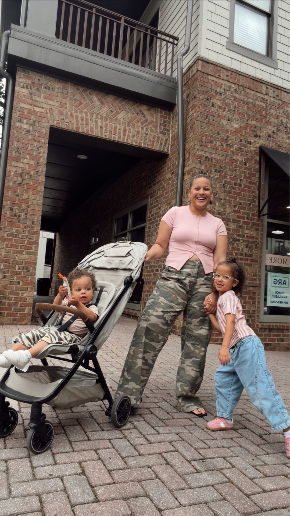 Mom OOTD — wearing XL in top and pants
