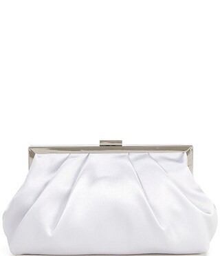 Satin Pouch Frame Clutch | Dillard's
